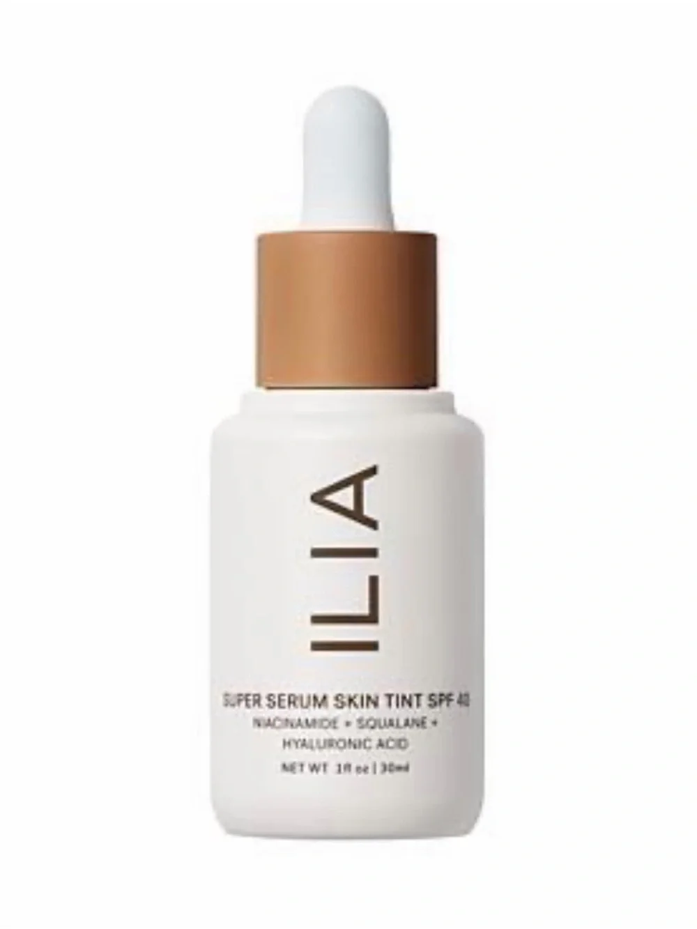 ILIA Skin Tint Dropper Bottle in White and Copper